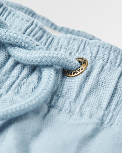 Drifter Organic Cotton Short - Faded Denim - Flatlay