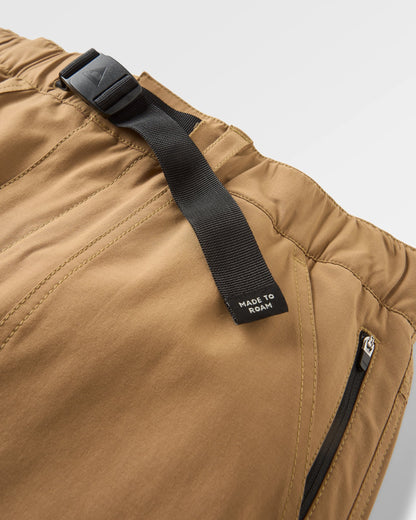 Traveller Trouser - Caramel Brown - Flatlay