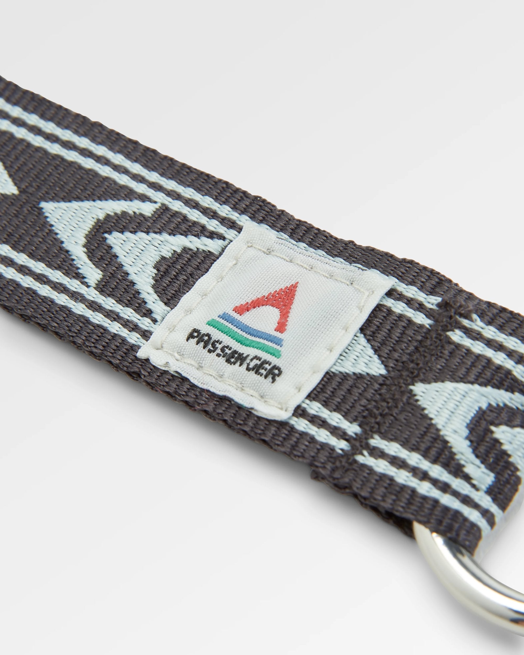 Travel Key Ring - Stepping Stone - Surf Spray/Charcoal - Flatlay