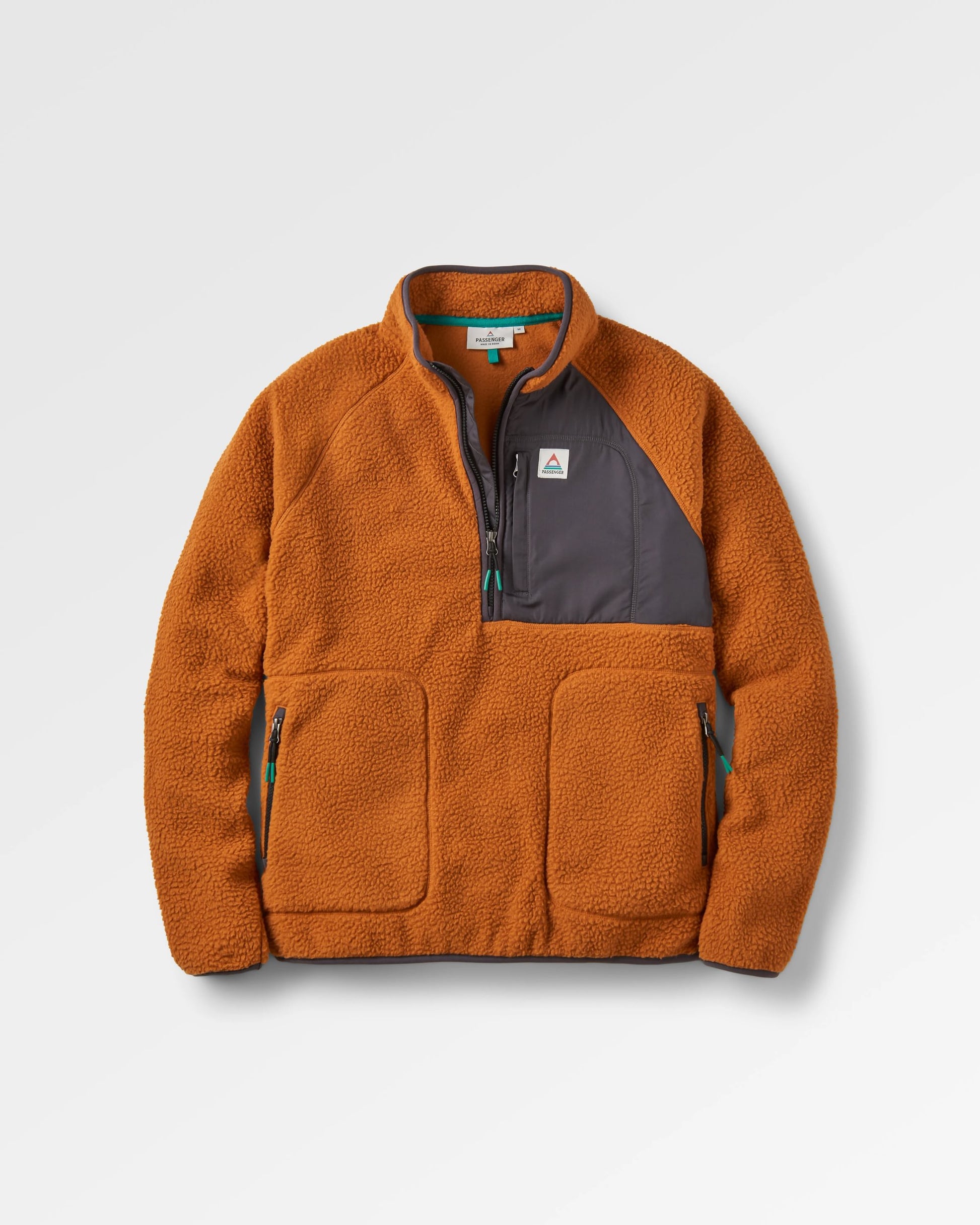 Offgrid 2.0 1/2 Zip Recycled Sherpa Fleece - Glazed Ginger