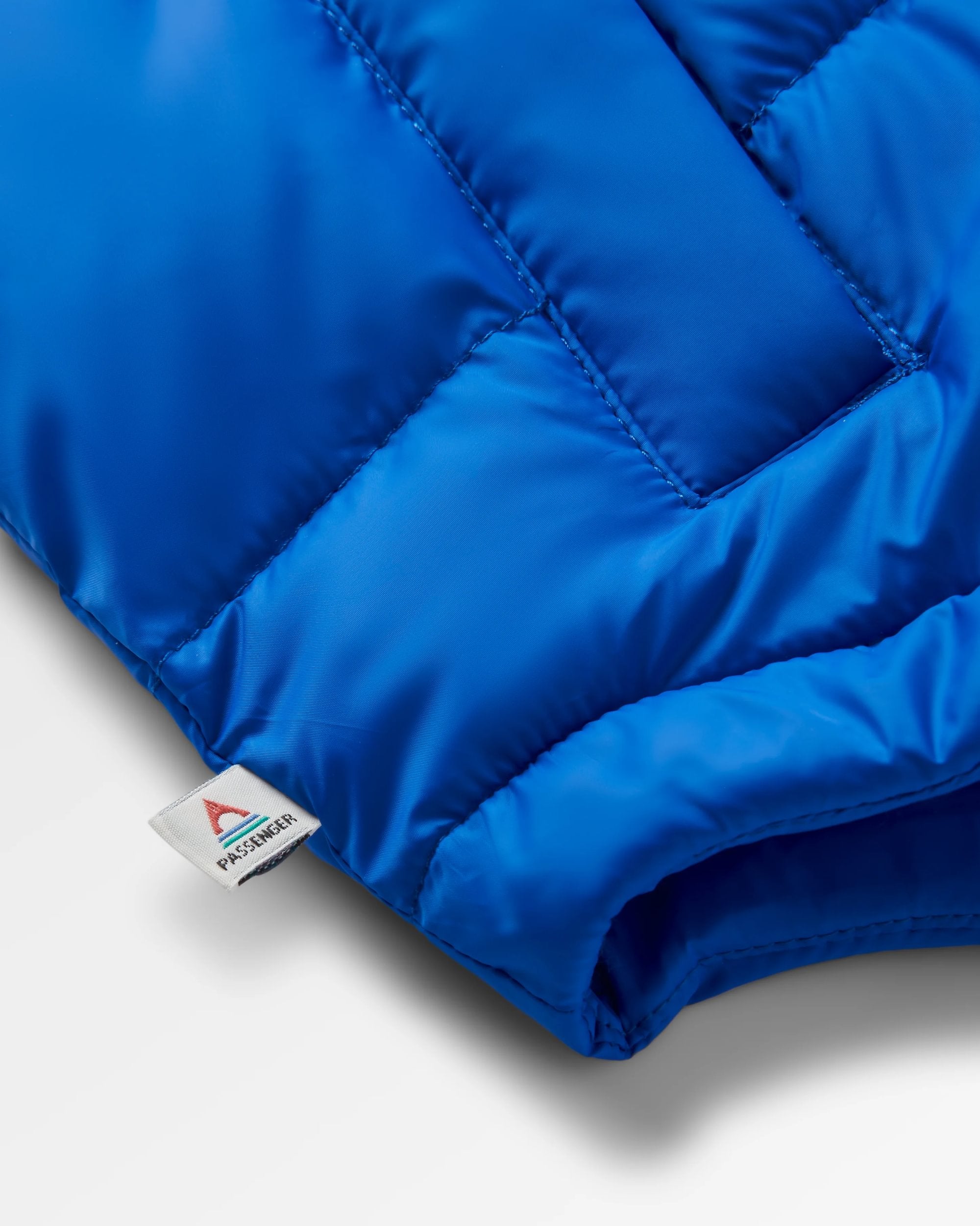 Kai Recycled Insulated Jacket - Azure Blue - Flatlay