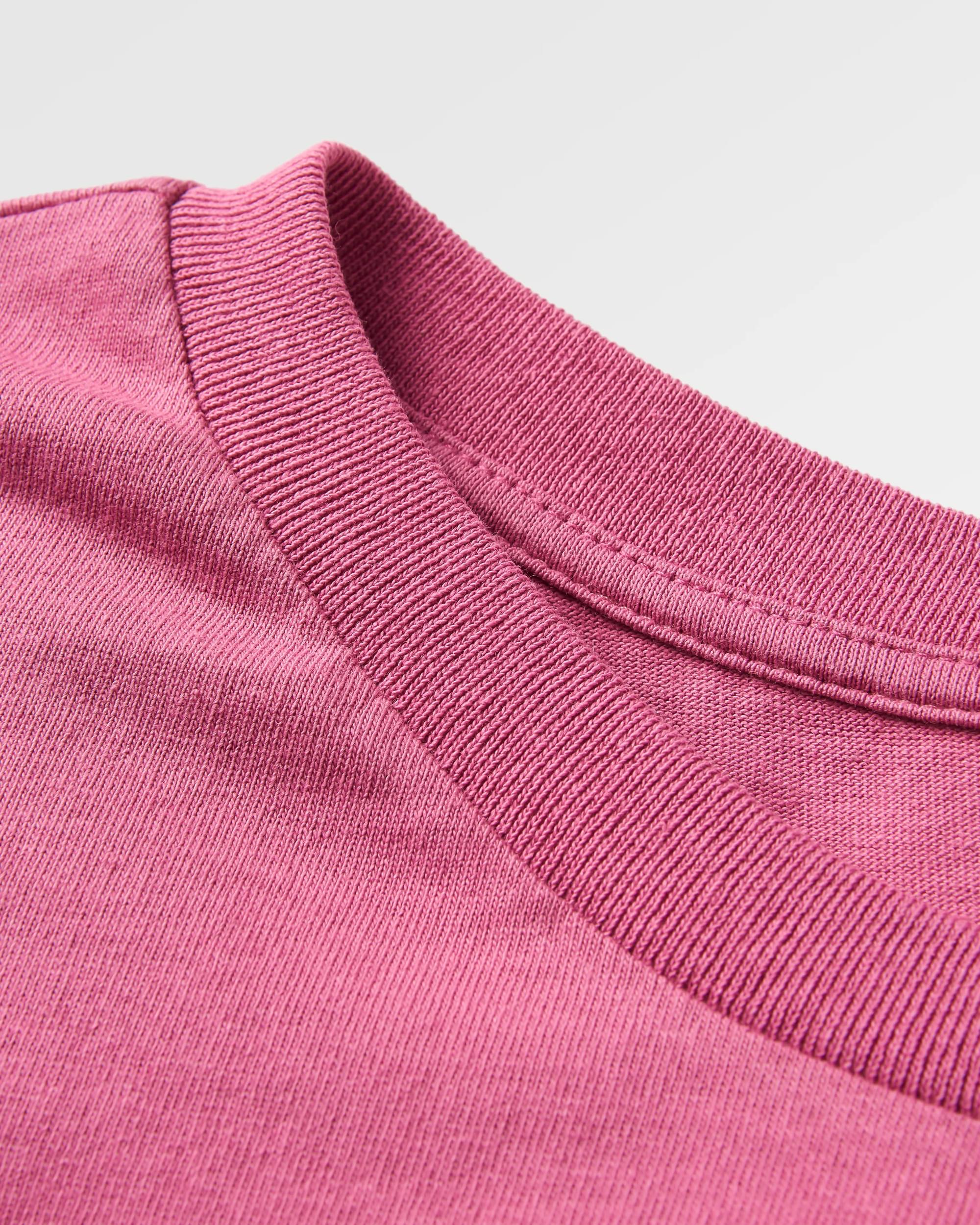 Outlook Recycled Cotton T-Shirt - Mauve Haze - Flatlay