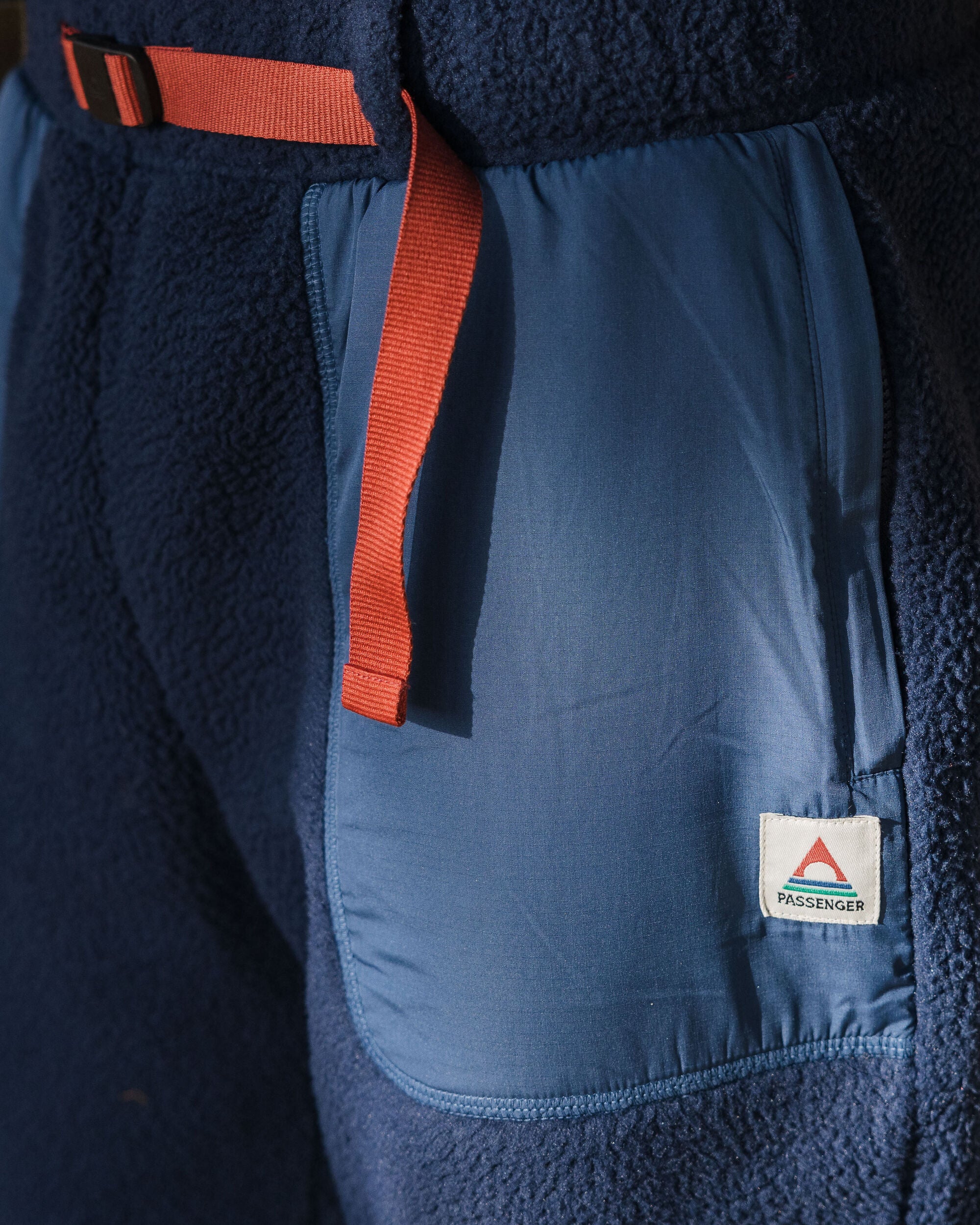 Offgrid Recycled Sherpa Fleece Jogger - Rich Navy - Lifestyle