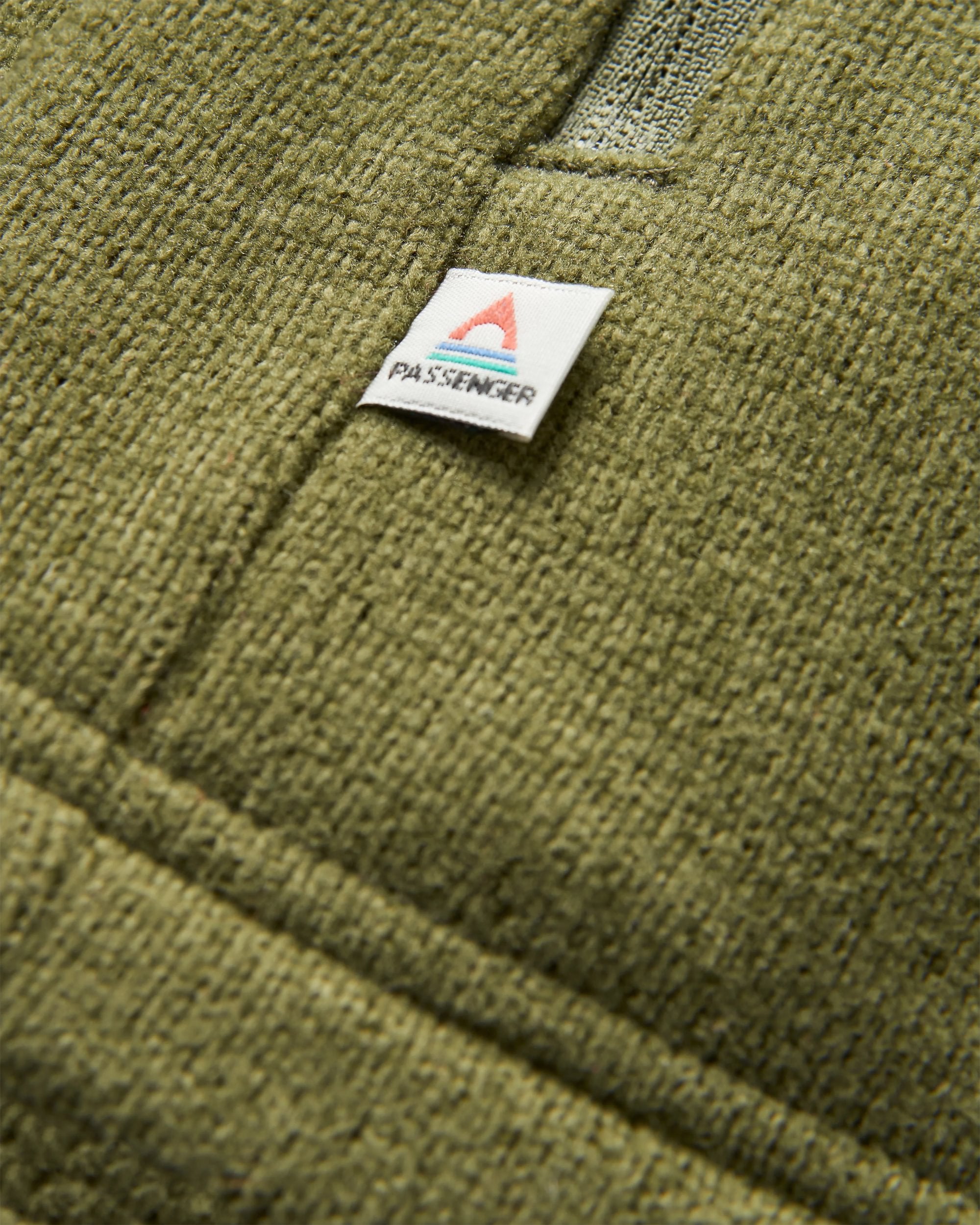 Hudson Recycled Polartec® Fleece - Khaki - Flatlay