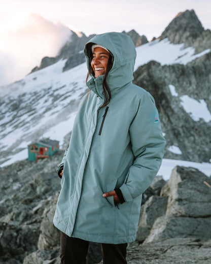 Cloudmont Waterproof Down Parka - Stormy Sea - Lifestyle