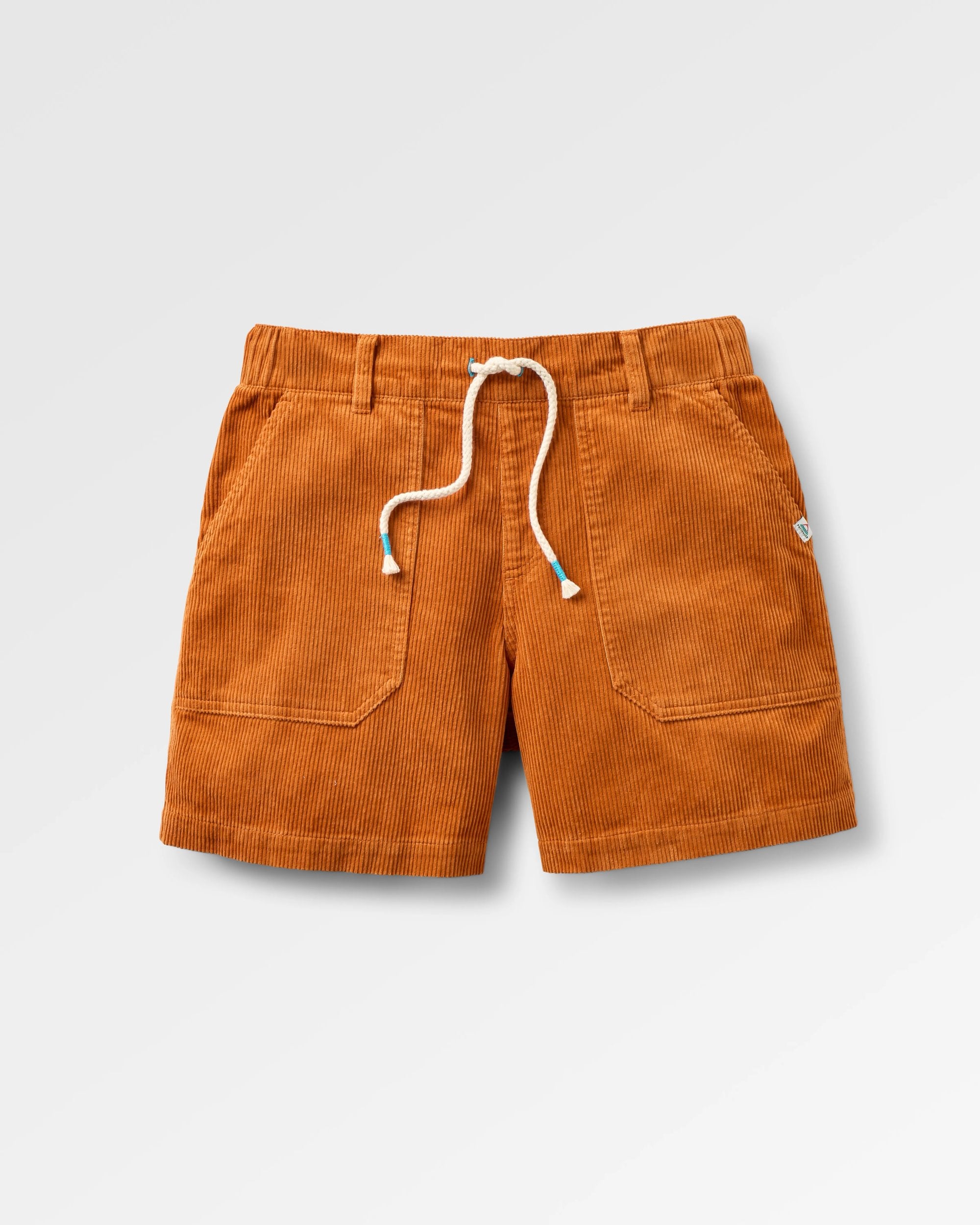 Avian Organic Cord Short - Sunset Orange - Flatlay