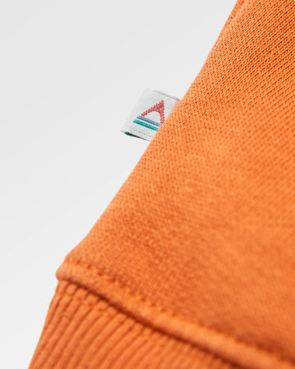 Passenger Relaxed Fit Hoodie - Sunset Orange - Flatlay