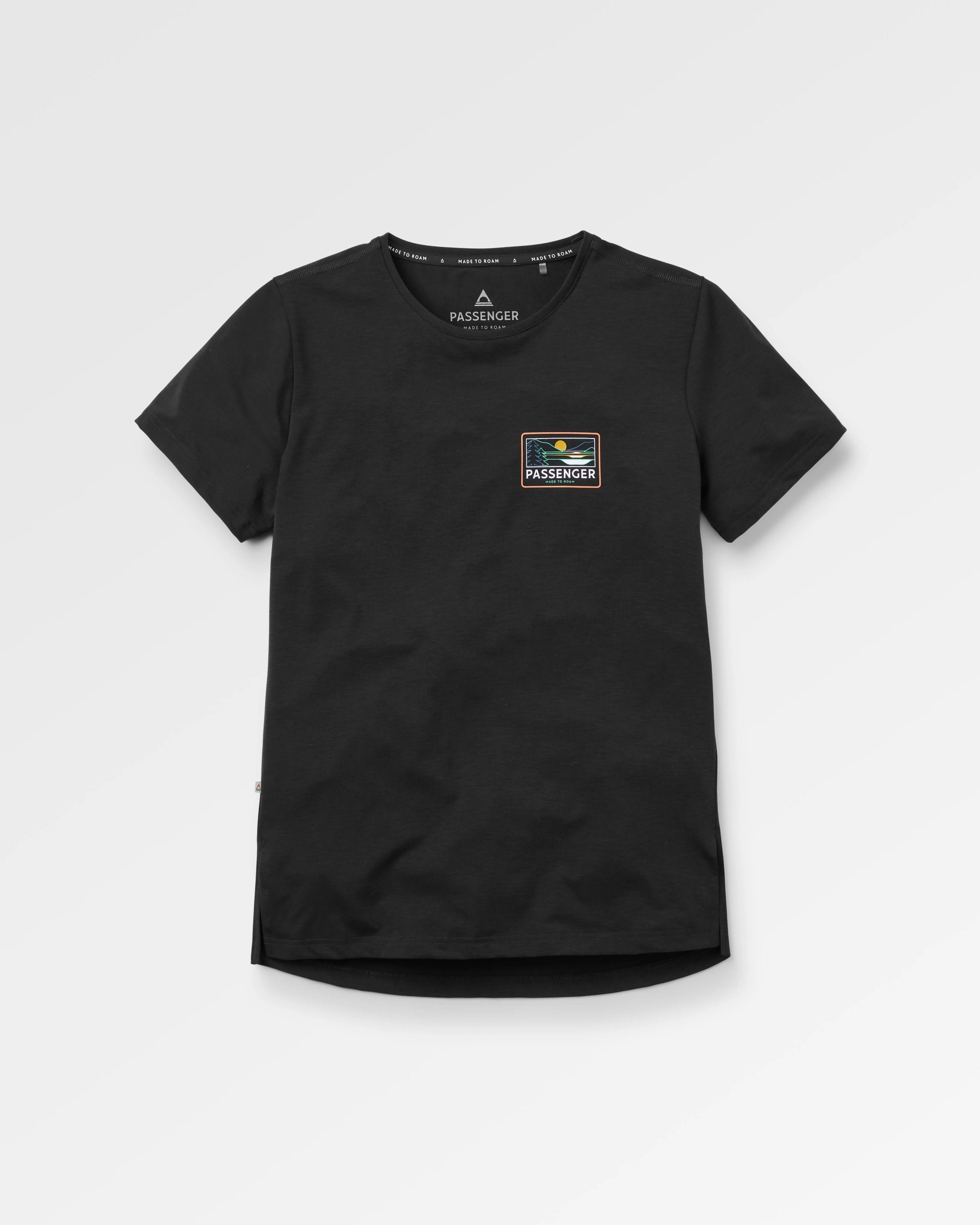 Roamer Women's Drirelease® Active T-Shirt - Black - Flatlay