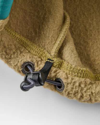 Alexander Sherpa Fleece - Pacific Green/Biscuit - Flatlay