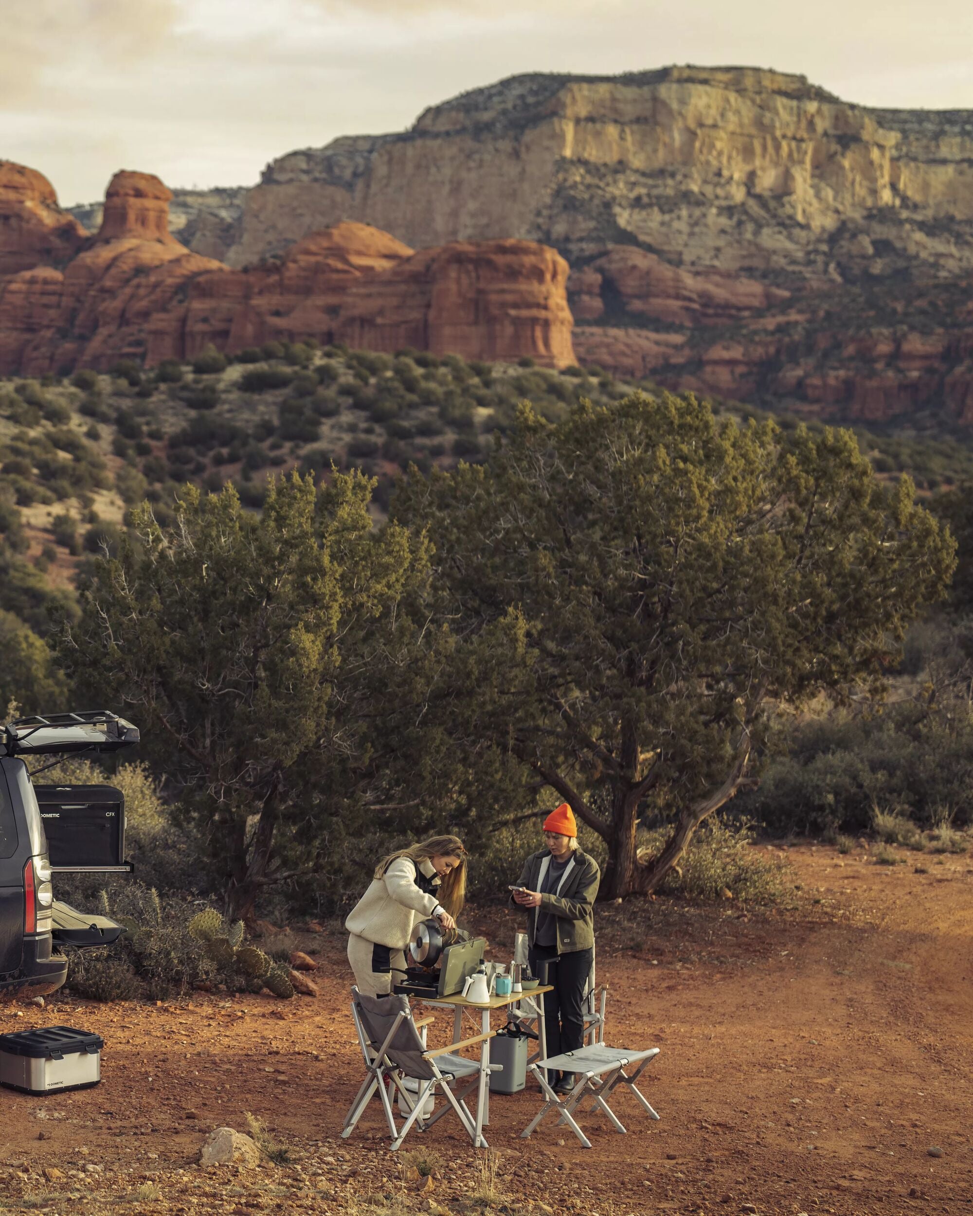 Dometic GO Compact Camp Chair - Silt - Lifestyle