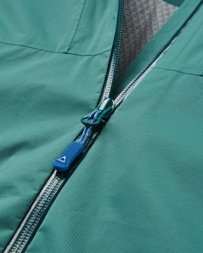 Trailscape Light Men's Recycled Waterproof Jacket - Deep Ocean - Flatlay