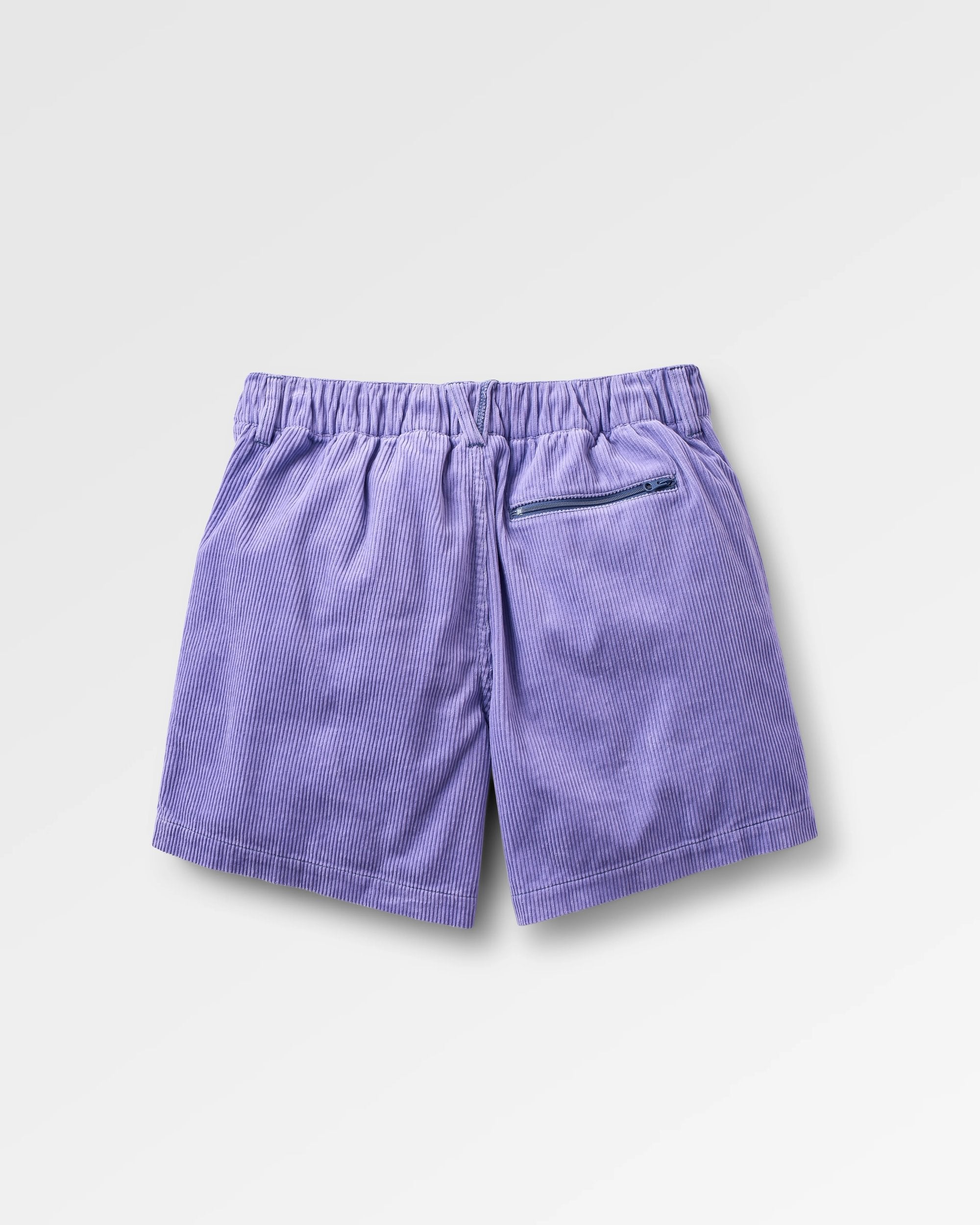 Avian Organic Cord Short - Retro Purple - Flatlay