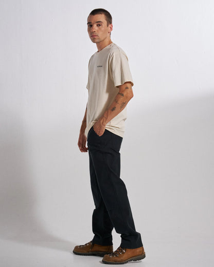 Vantage Cotton Canvas Trouser - Black - Studio Model