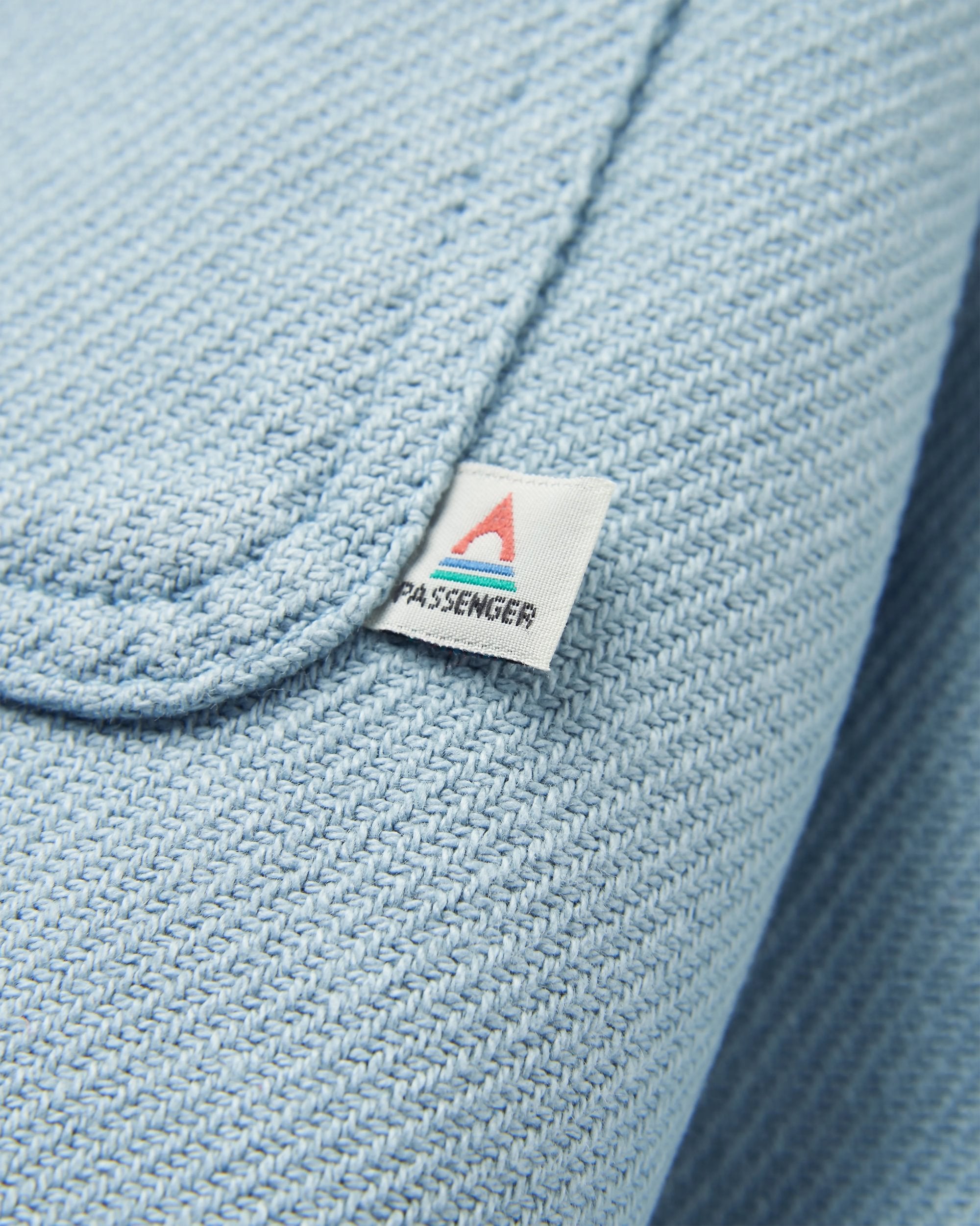 Island Twill Shirt - Faded Denim - Flatlay