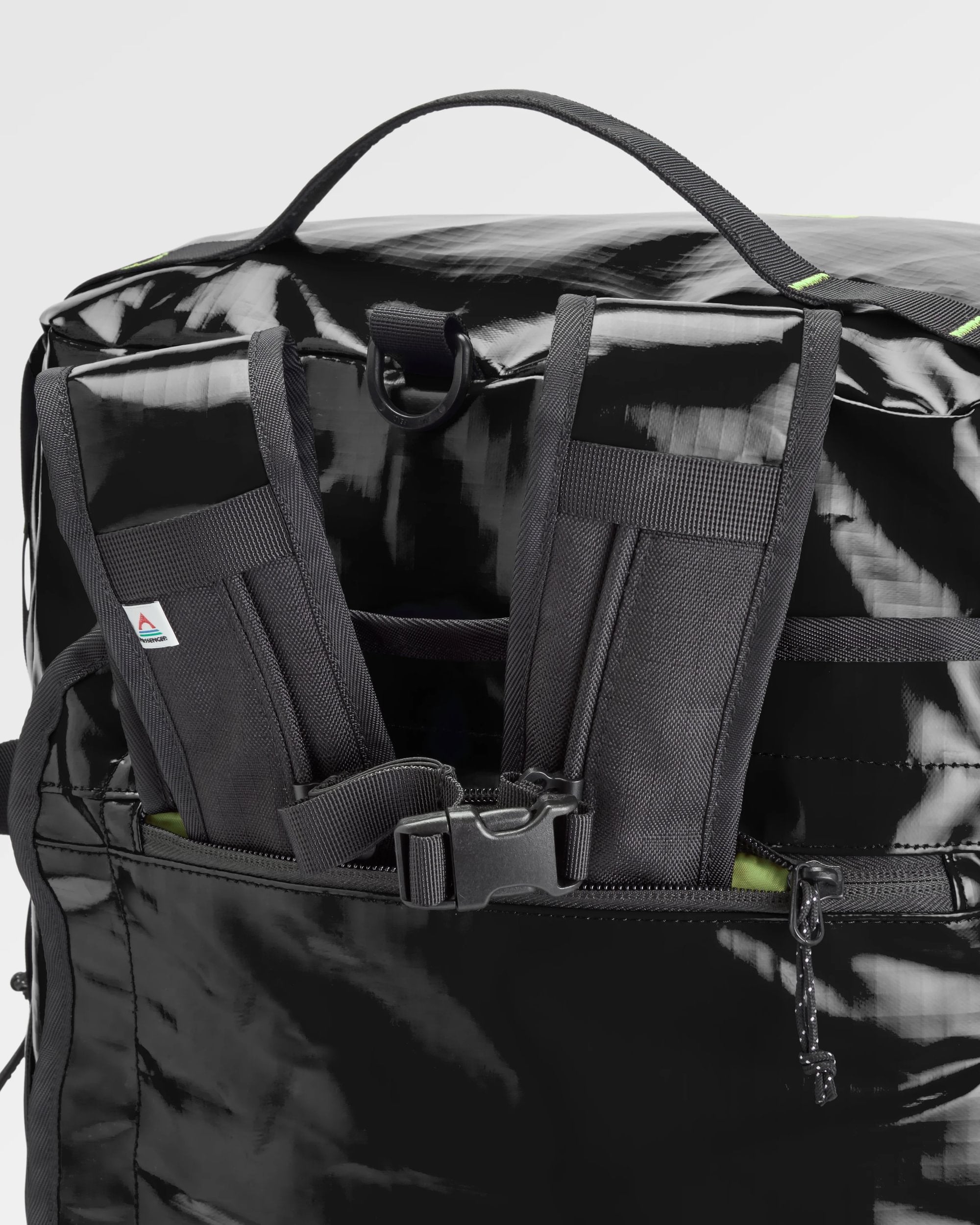 Roamer Recycled 40L Duffel Bag - Black - Flatlay