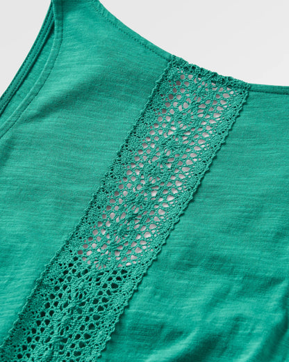 Rivergate Recycled Cotton Dress - Greenlake - Flatlay