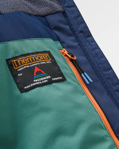 Elevate Insulated Waterproof Jacket - Deep Ocean/Rich Navy  - Flatlay