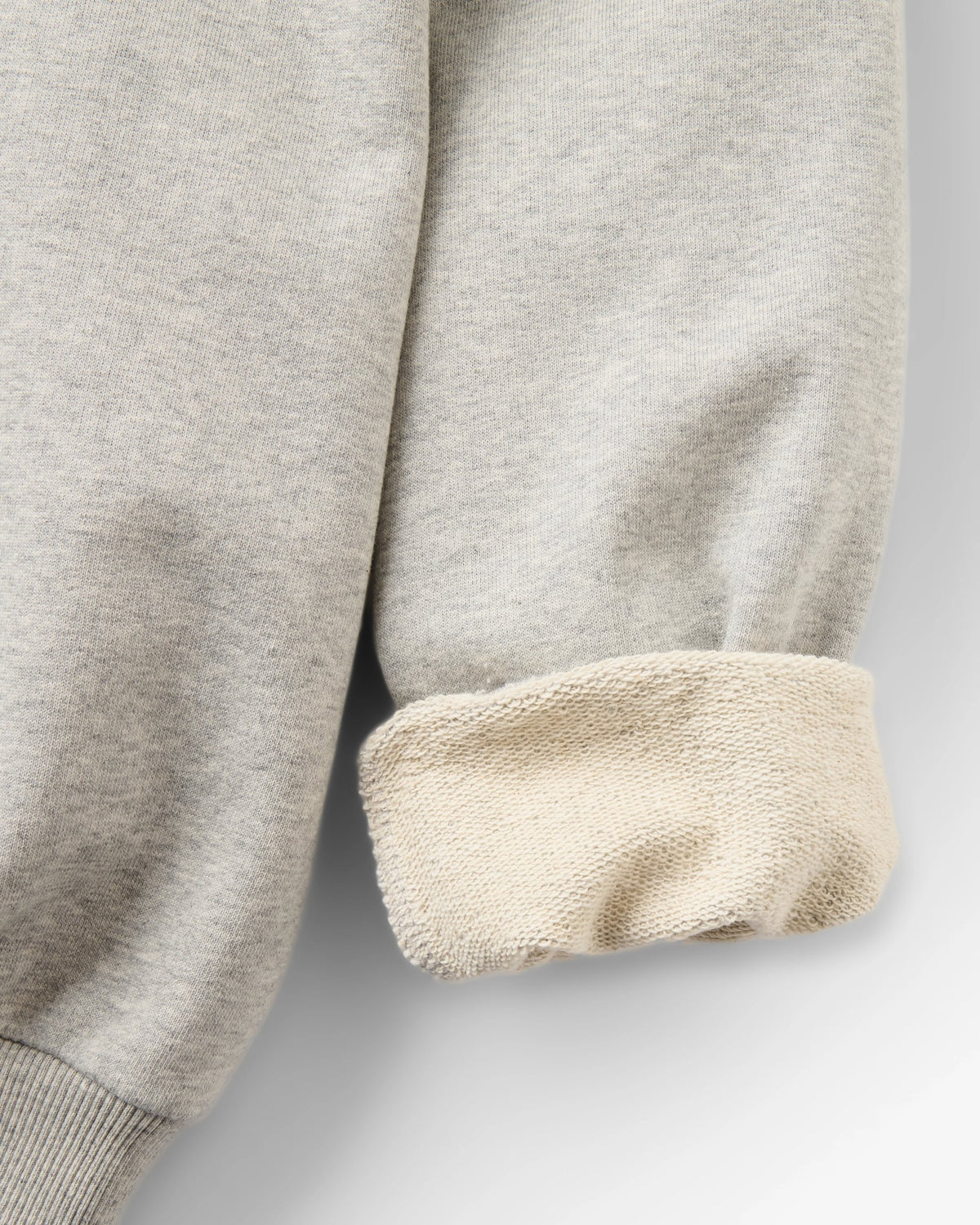 Slower Rhythms Women's Cotton Sweatshirt - Grey Marl - Flatlay