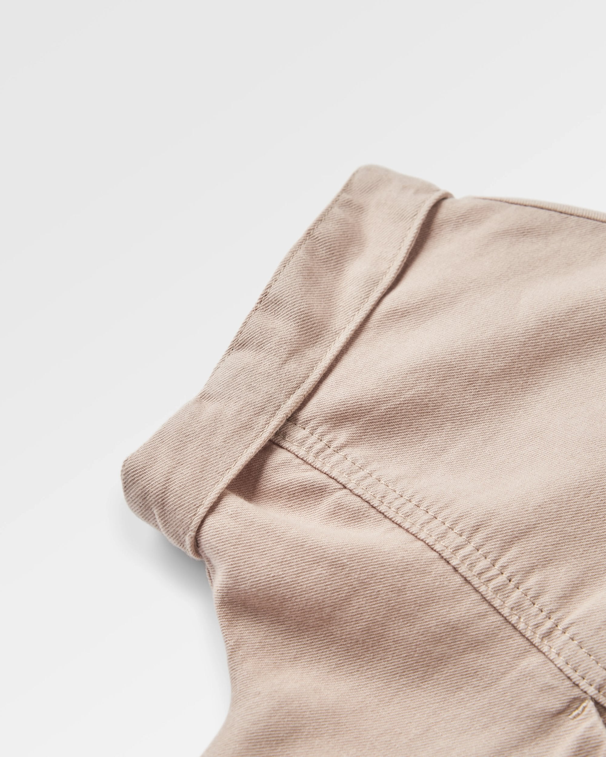 Esen Short Sleeve Jumpsuit - Simply Taupe - Flatlay