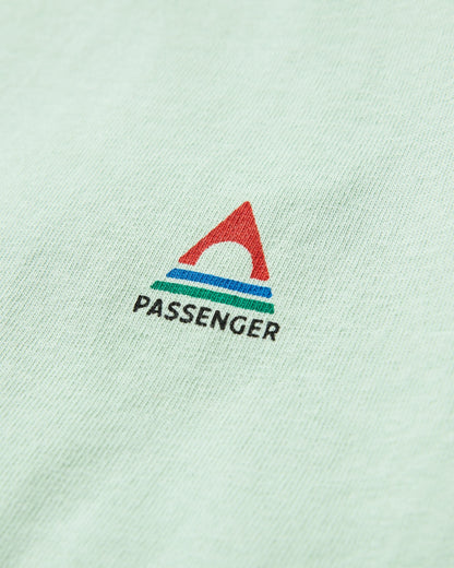 Classic Recycled Cotton T-Shirt - Spearmint - Flatlay