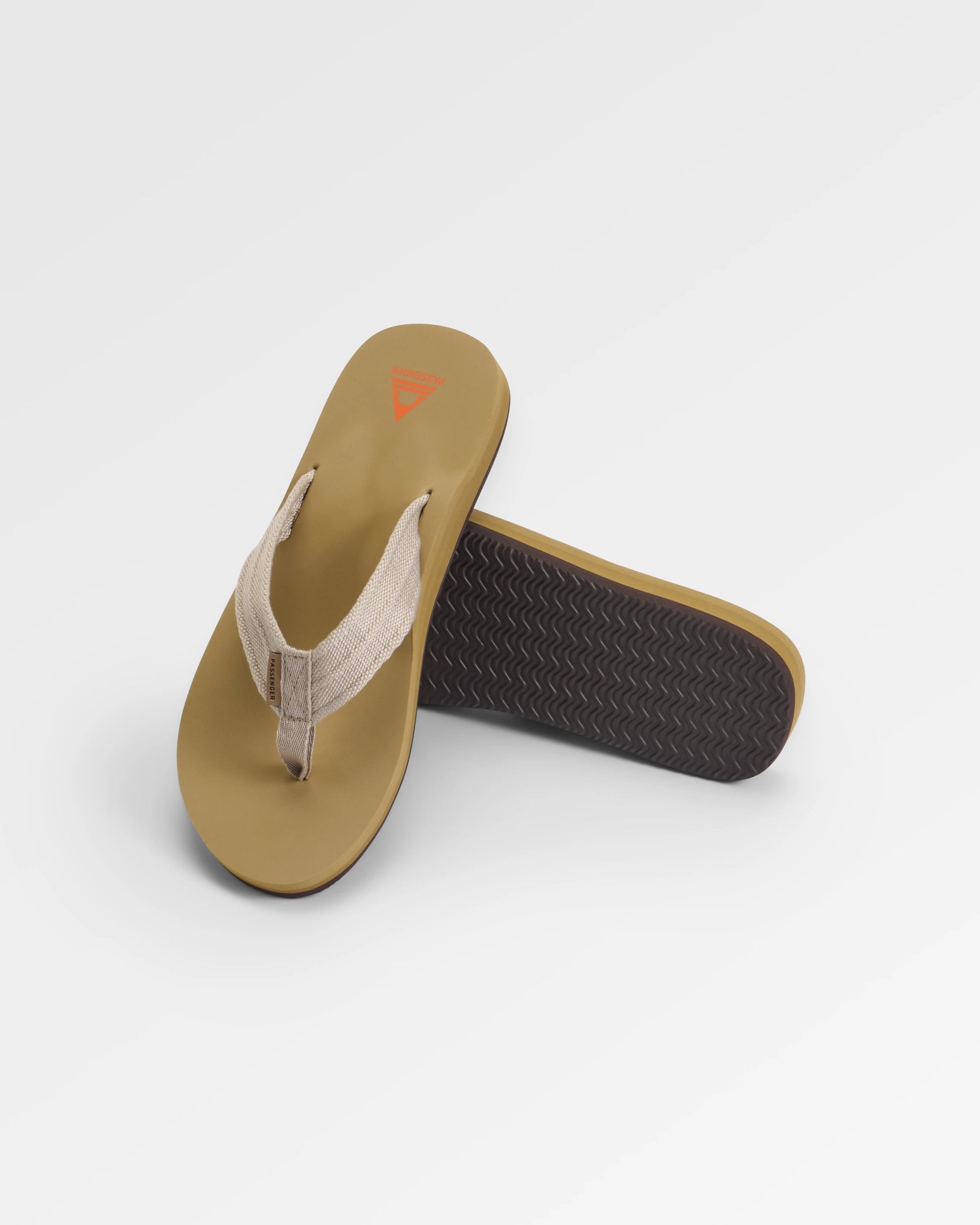 Santos Flip Flop 2.0 - Taupe - Flatlay