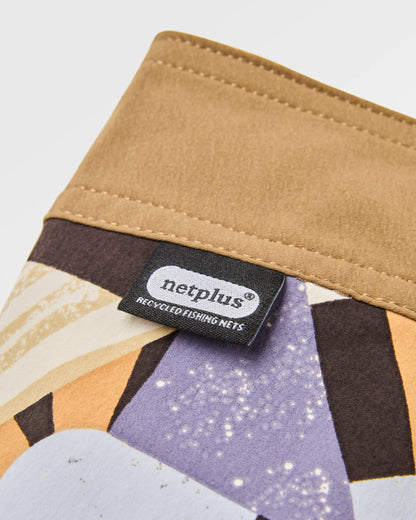 "Cruiser Boardshort - 21""" - Sun Patch Desert - Flatlay