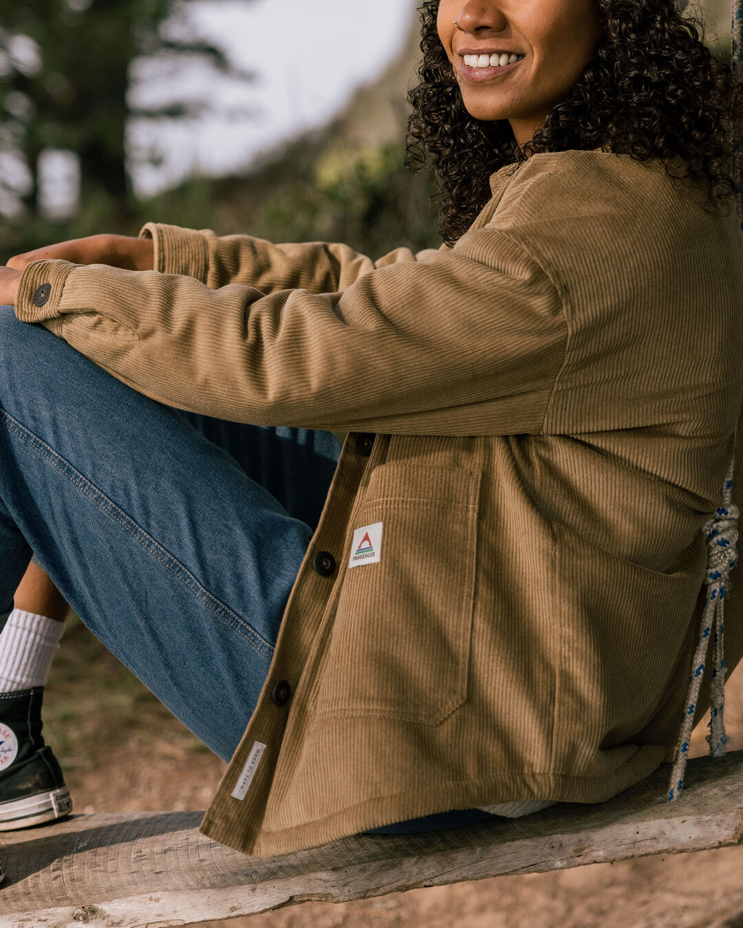 Flint Corduroy Overshirt - Biscuit