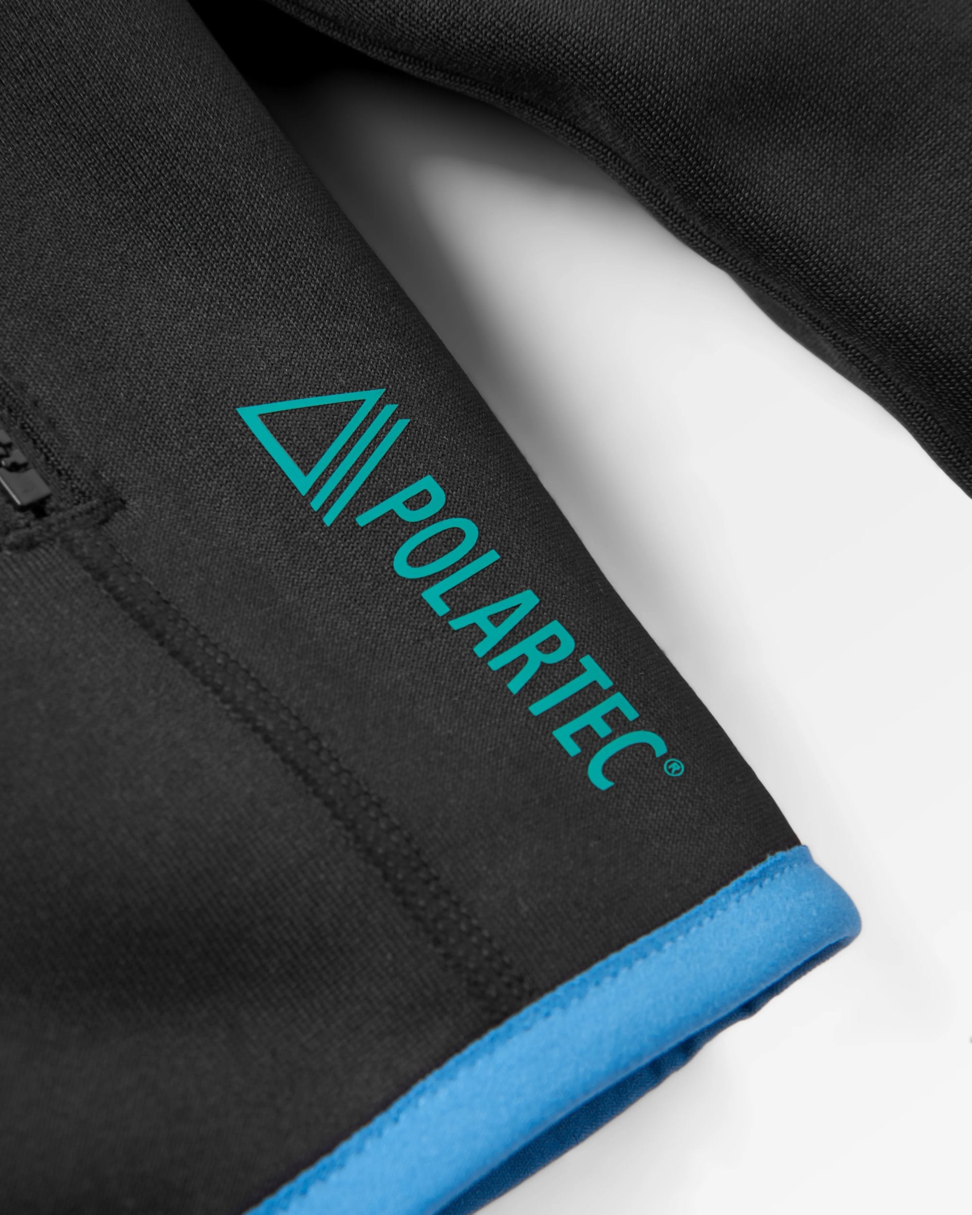 Wintergreen Recycled Polartec® Fleece Pullover - Black - Flatlay