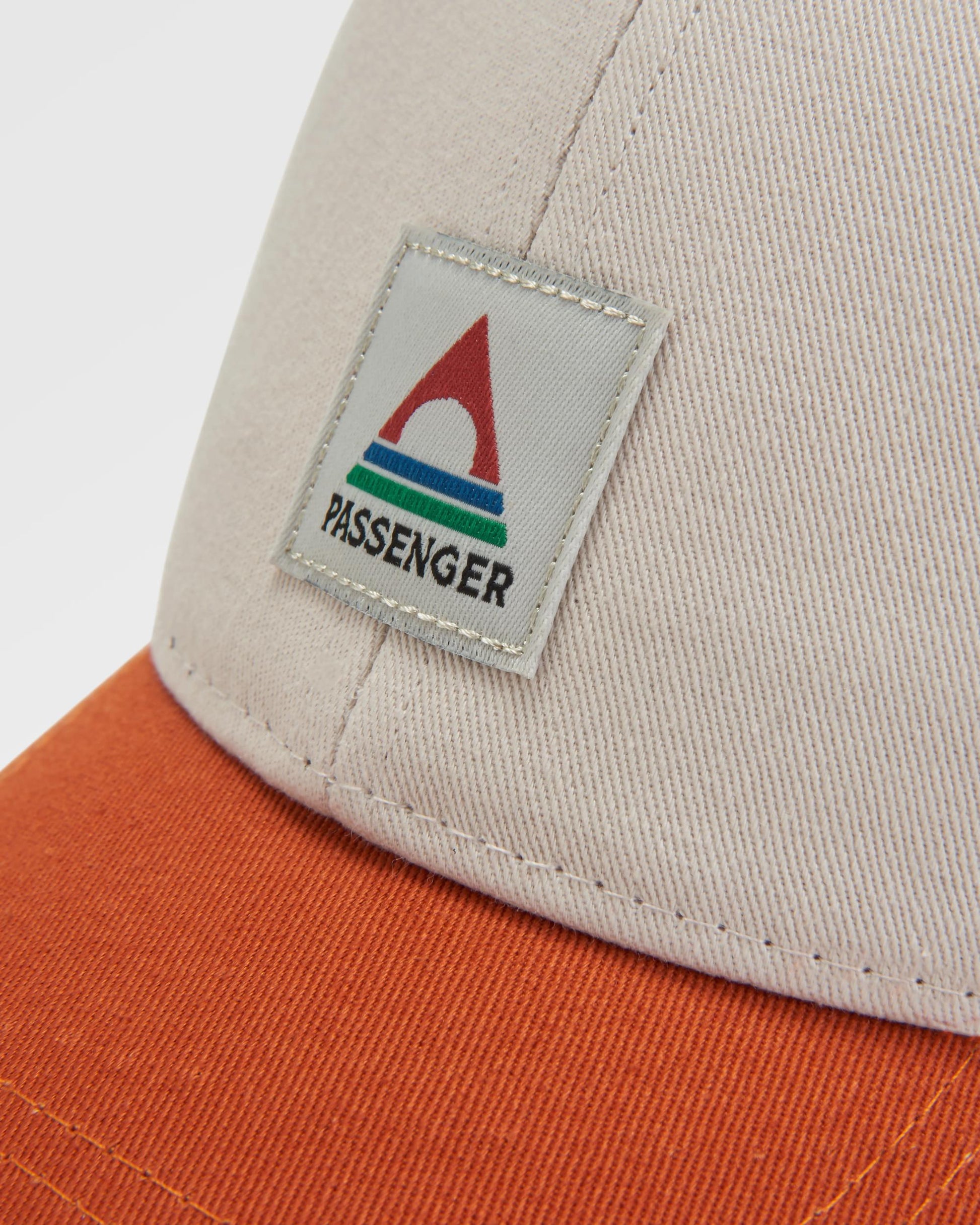 Heritage Mesh Snapback Cap - Sunrise Orange