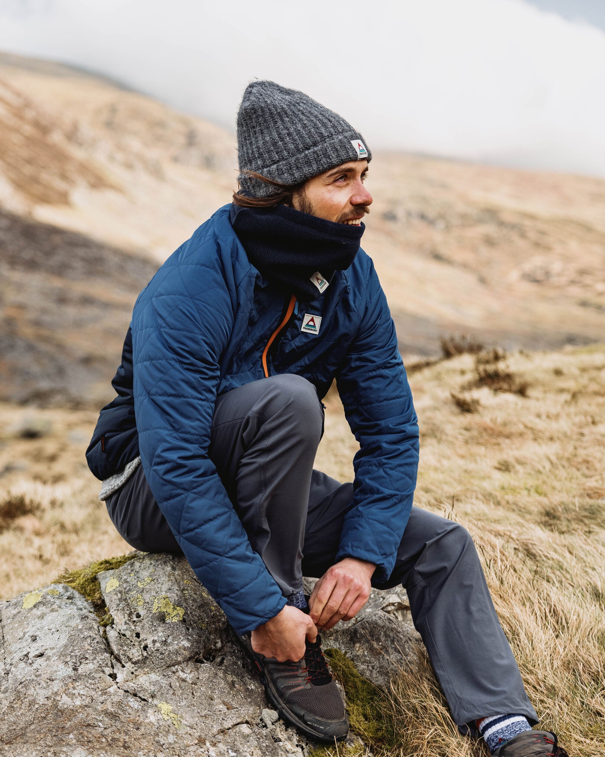 Pursue Recycled Thermore® Insulated Jacket - Dark Denim/ Deep Navy - Lifestyle