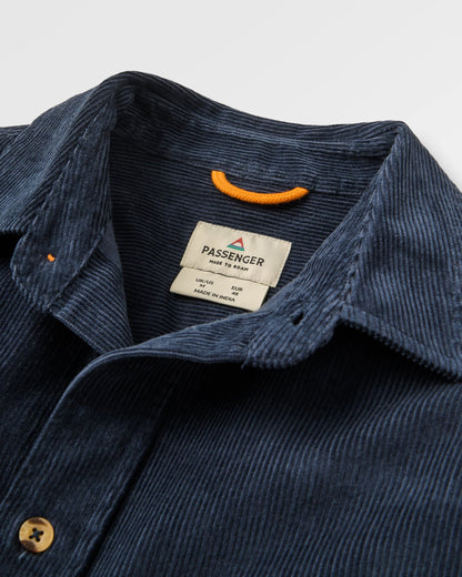 Backcountry Cord Shirt - Deep Navy - Flatlay