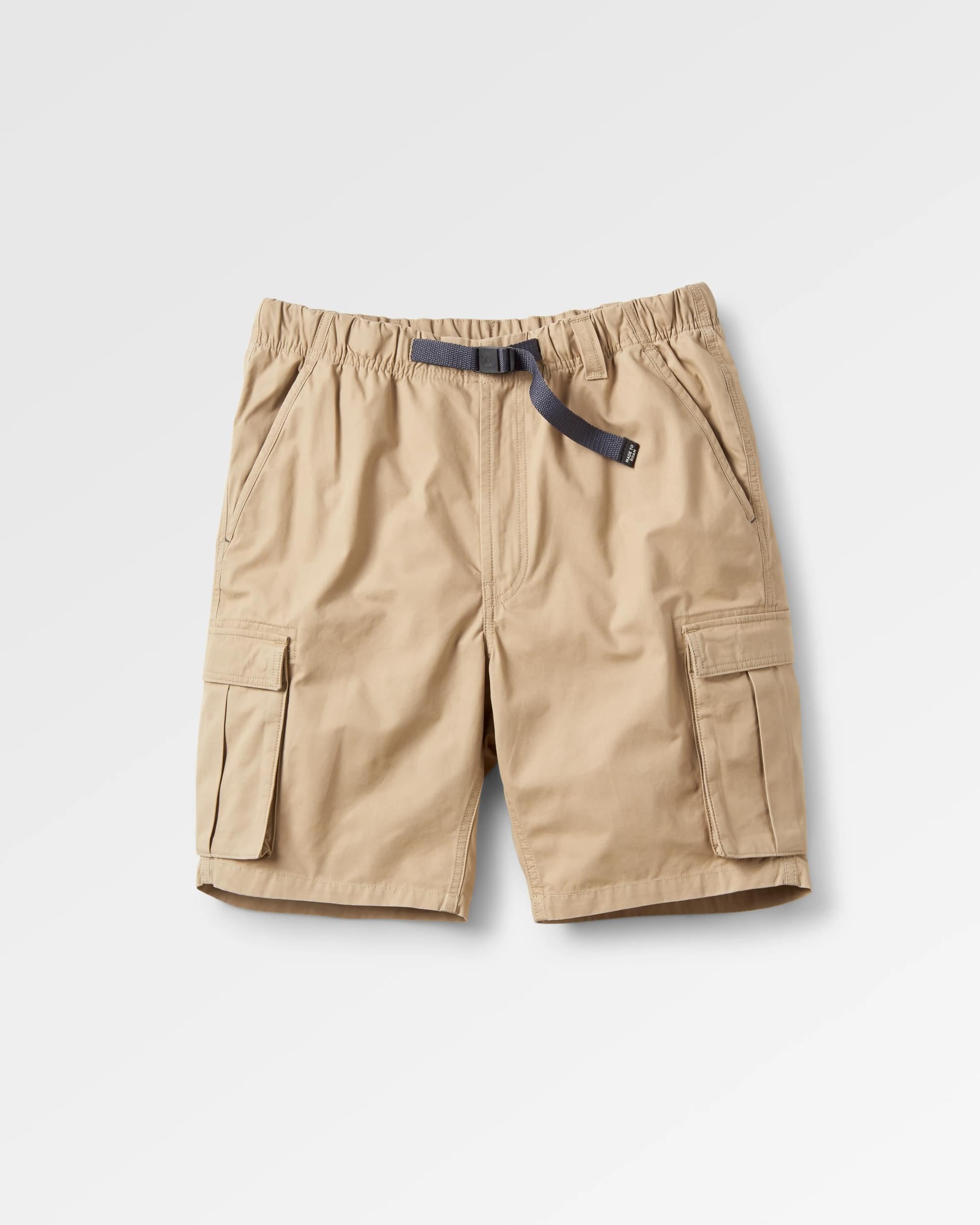 Adventurer Cargo Cotton Short - Chinchilla Brown - Flatlay
