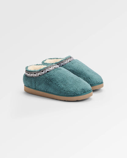 Ember Sherpa Fleece Slipper - Mediterranean - Flatlay