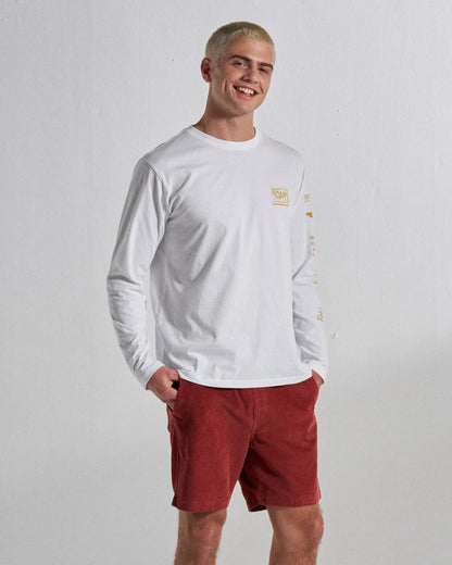 Sonoma LS T-Shirt - White - Studio Model