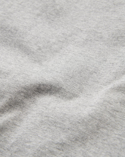 Classic Regular Fit T-Shirt - Mid Grey Marl - Flatlay