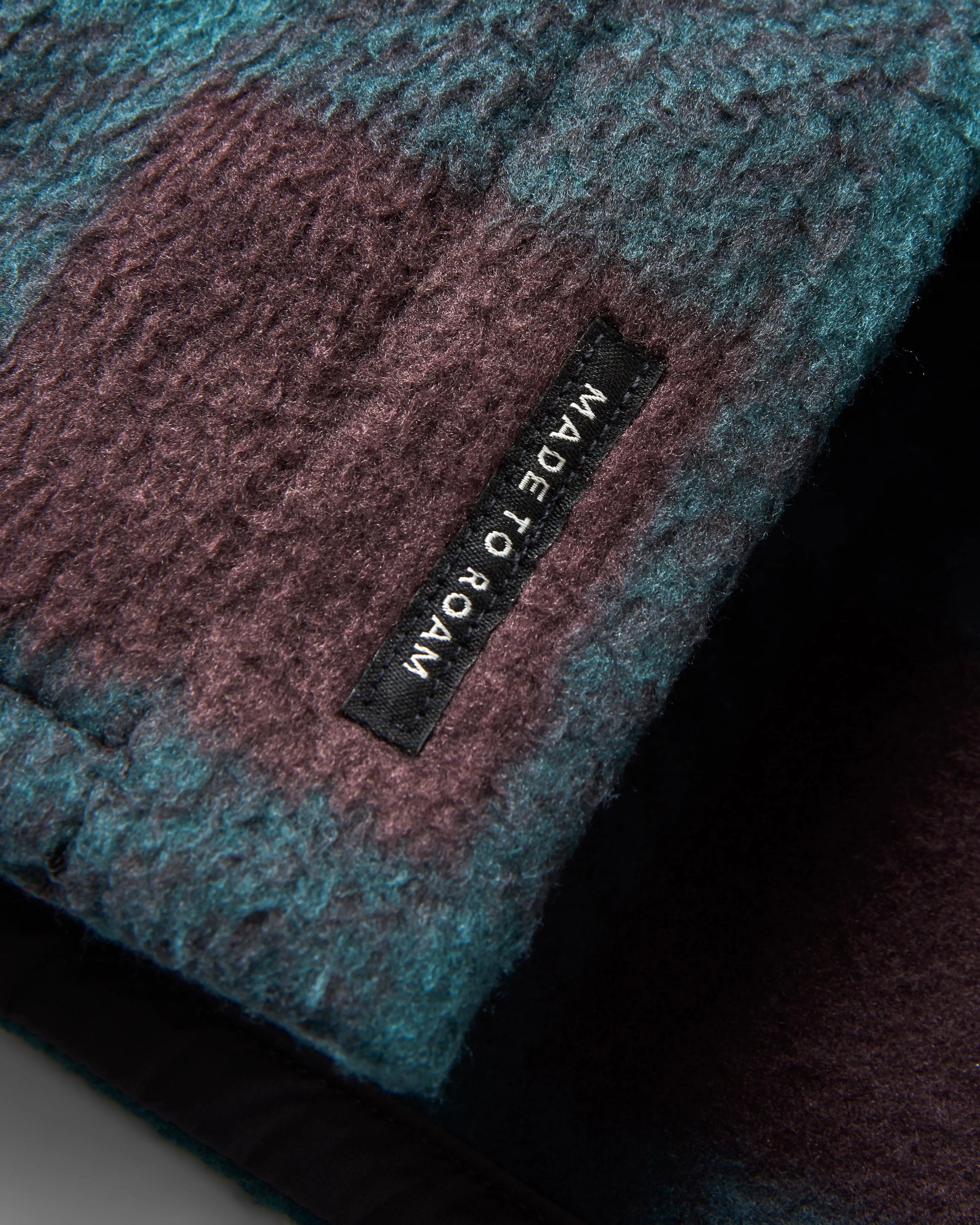 Backcountry Recycled Sherpa Fleece Shirt - Dark Fern/Espresso Check - Flatlay