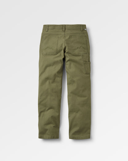 Vantage Organic Cotton Trouser - Khaki - Flatlay