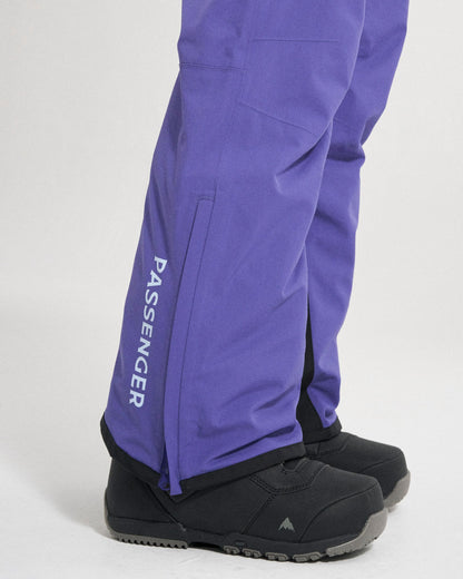 Snowscape Women's Recycled Pant - Purple Indigo - Studio Model