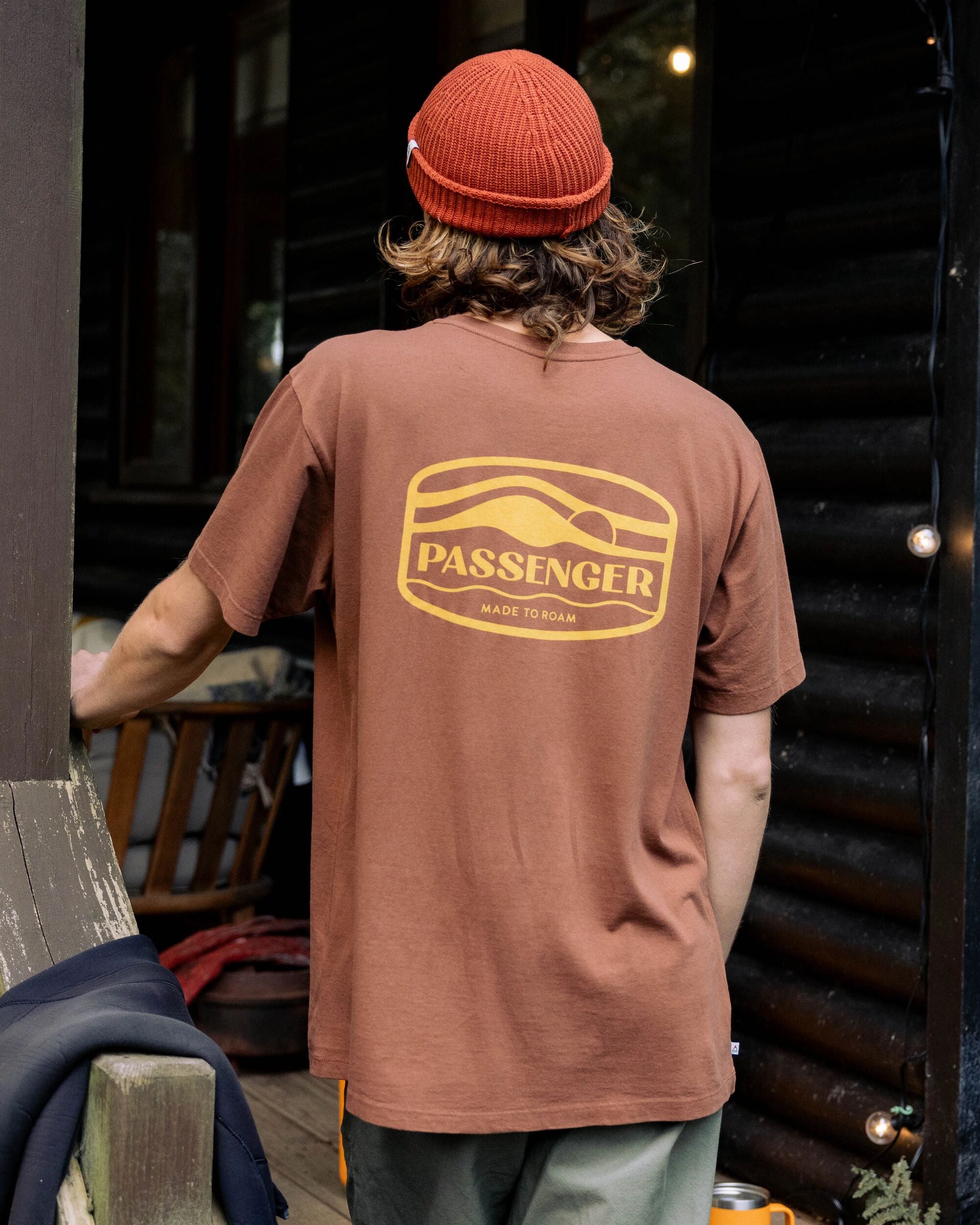 Rambler Recycled Cotton T-Shirt - Cappuccino - Lifestyle