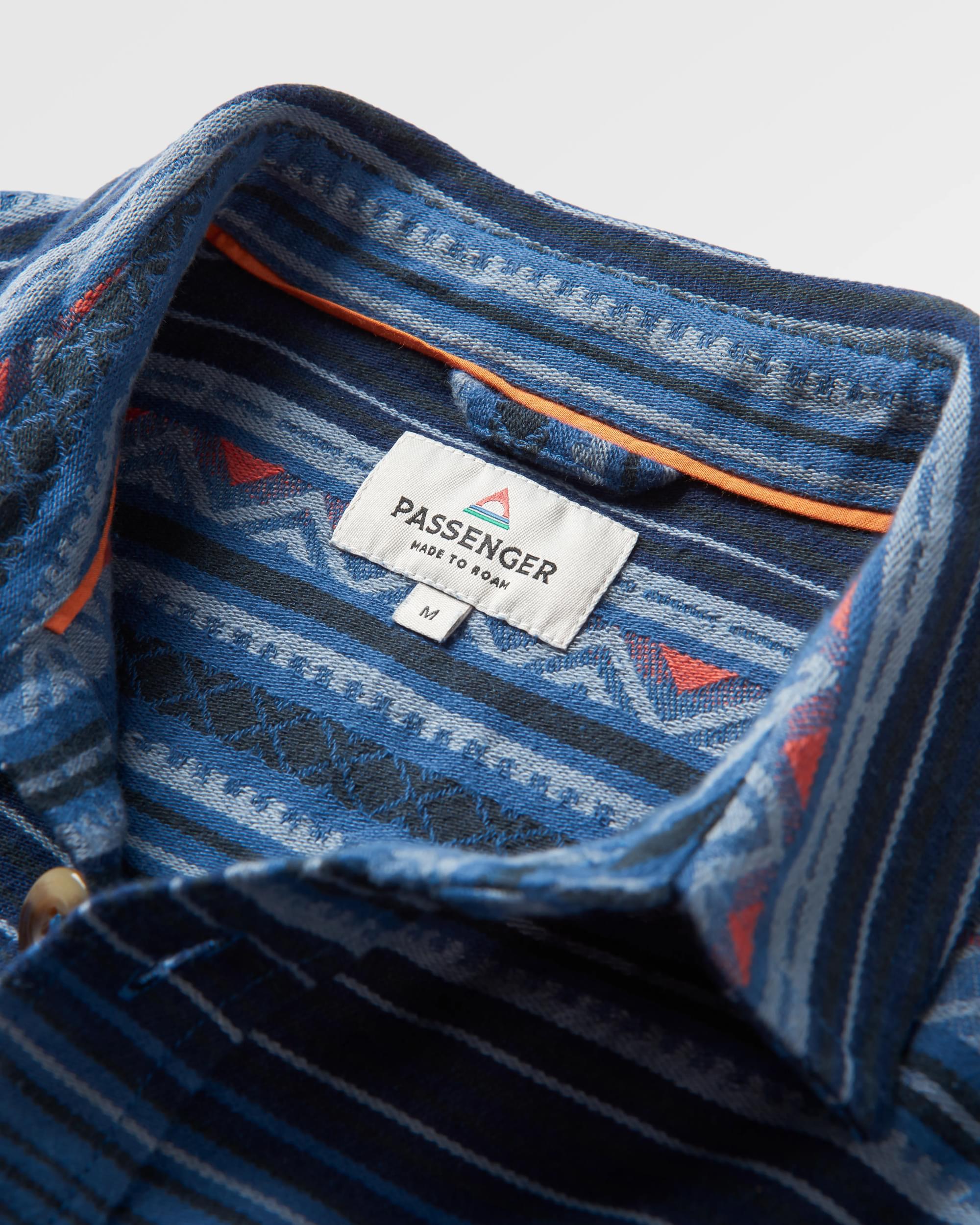 Slowdown Heavyweight Overshirt - Dark Denim - Flatlay