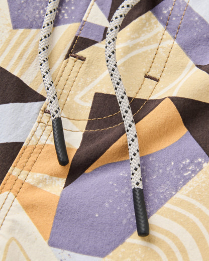 "Cruiser Boardshort - 21""" - Sun Patch Desert - Flatlay