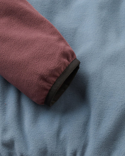 Set Off Polartec® 1/4 Zip Fleece - Brambleberry/Stormy Blue - Flatlay
