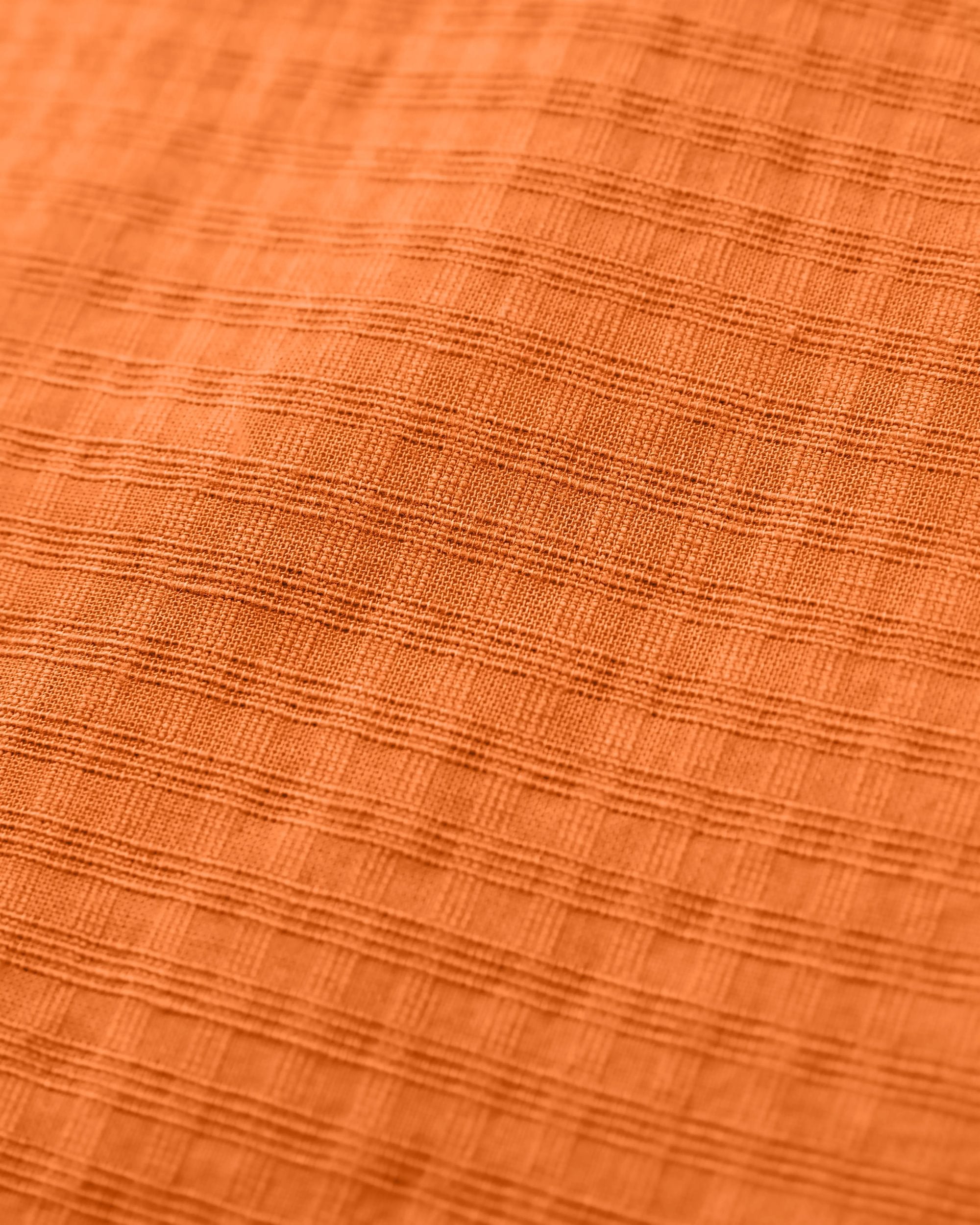 Chill Textured Short Sleeve Shirt - Sunset Orange - Flatlay