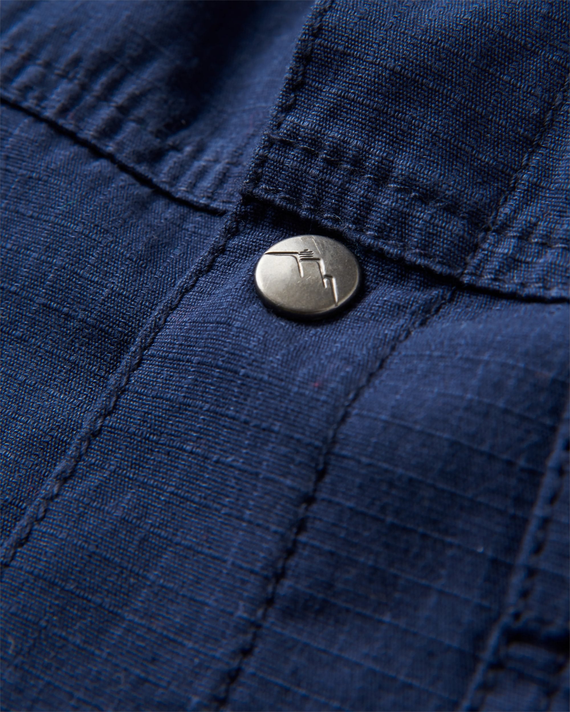 Way Flannel Lined Shirt - Rich Navy - Flatlay