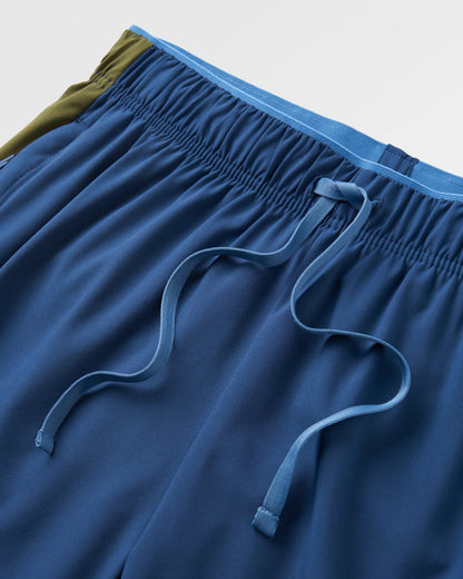 Swift Recycled Trail Short - Dark Denim - Flatlay