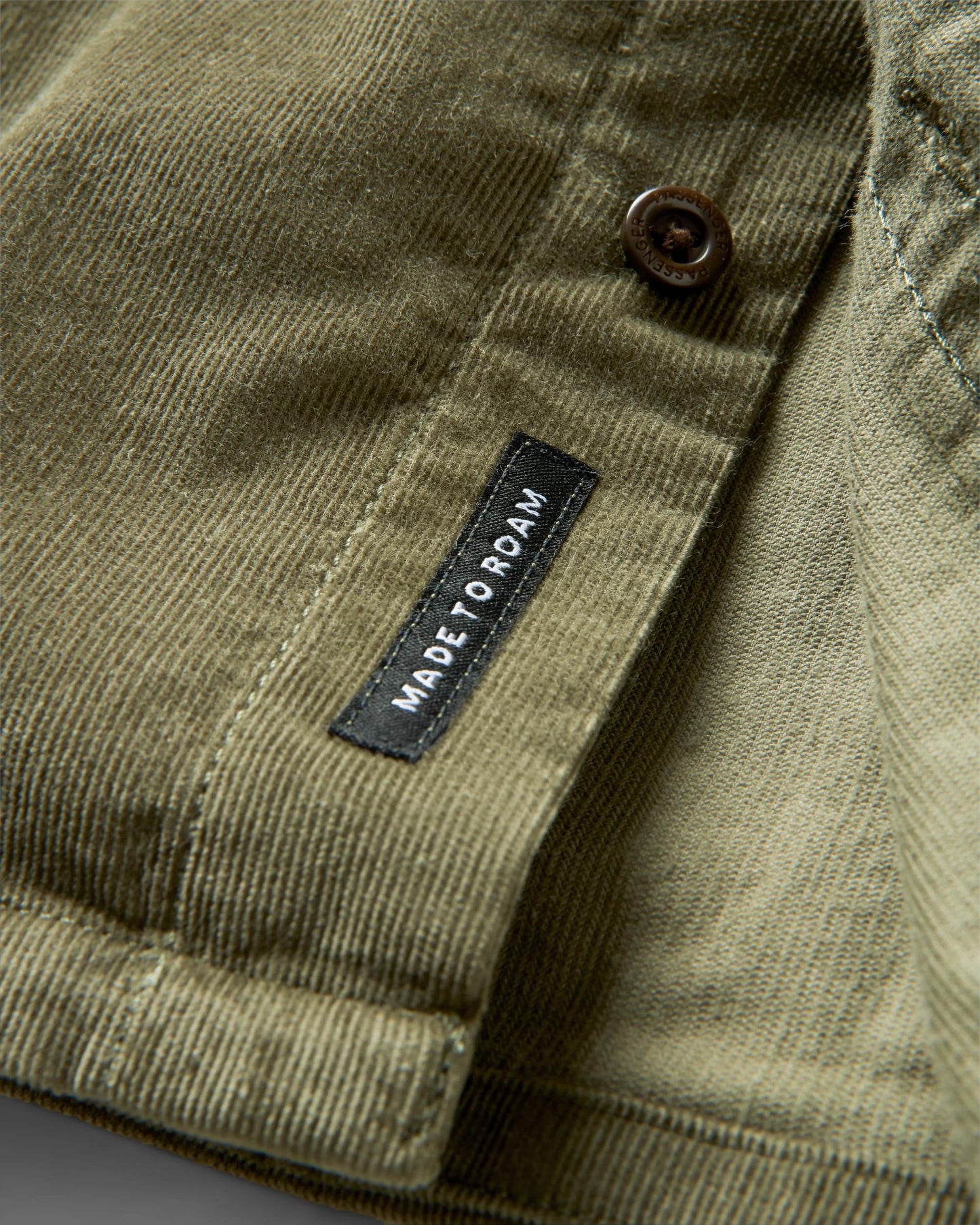 Backcountry Cord 'Light' Shirt - Dusty Olive