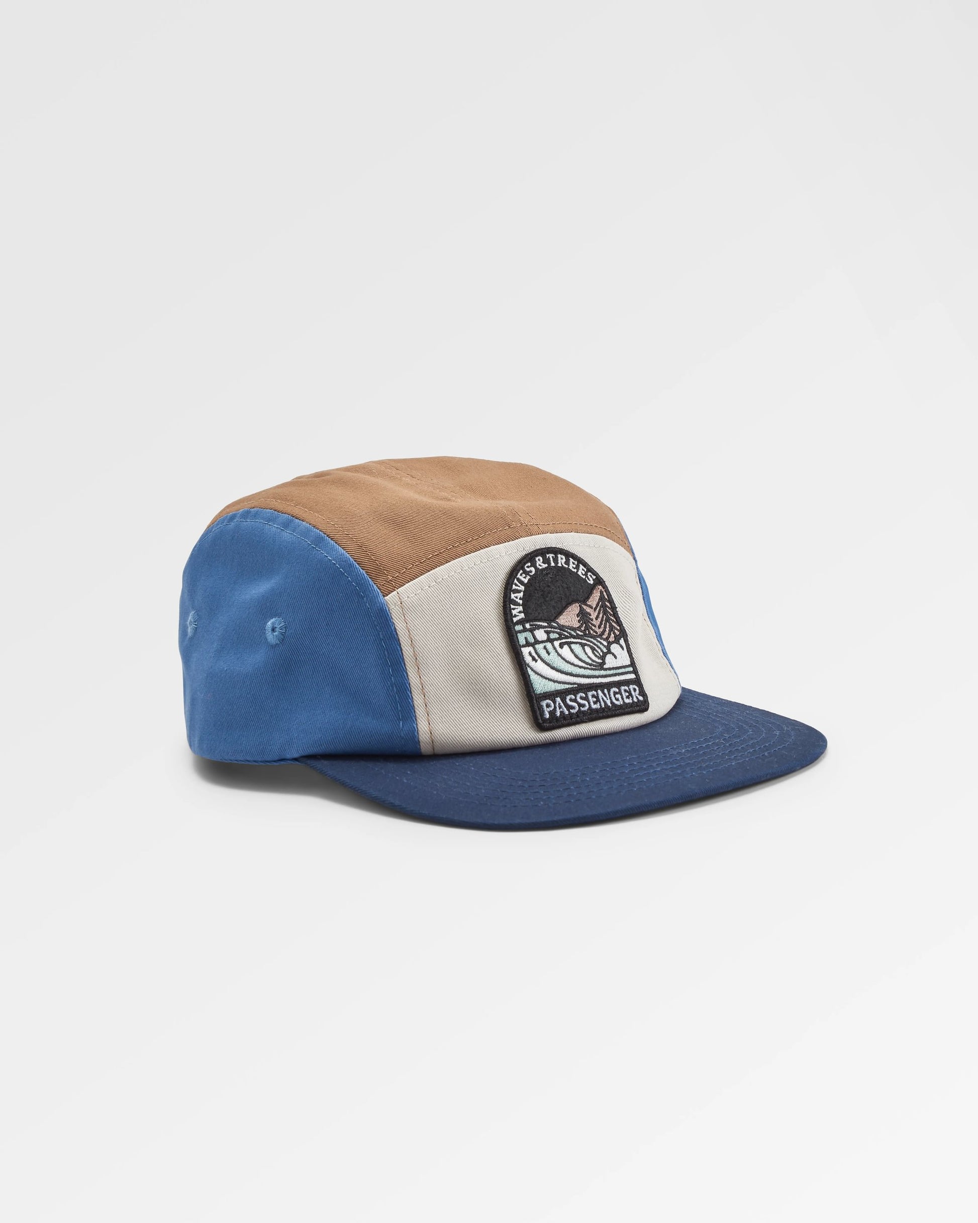 Waves & Trees Recycled 5 Panel Cap - Moonlight Blue