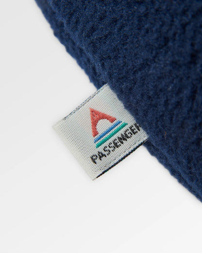 Caspian 1/2 Zip Recycled Polar Fleece - Rich Navy - Flatlay