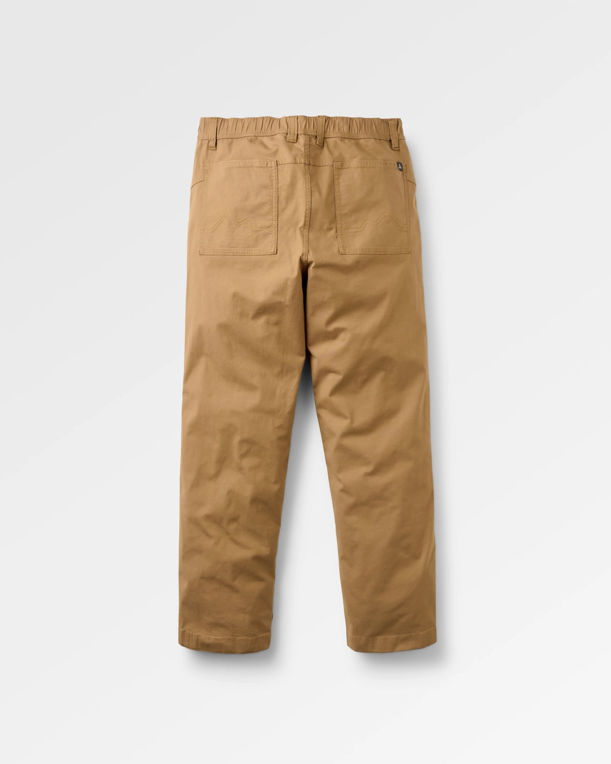 Kimmer Ripstop Cotton Trouser - Caramel Brown - Flatlay