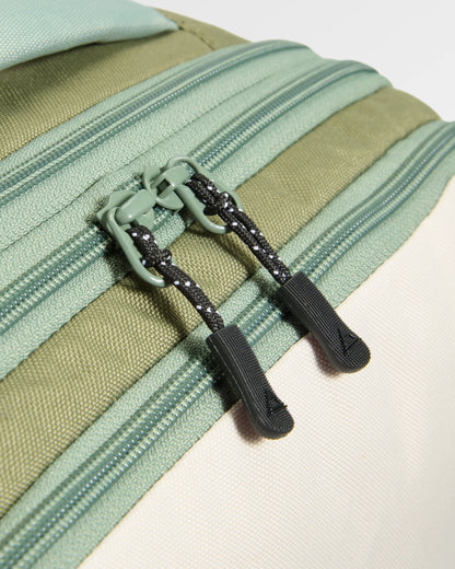 Boondocker Expandable Travel Pack - Pistachio/Misty Grey - Flatlay